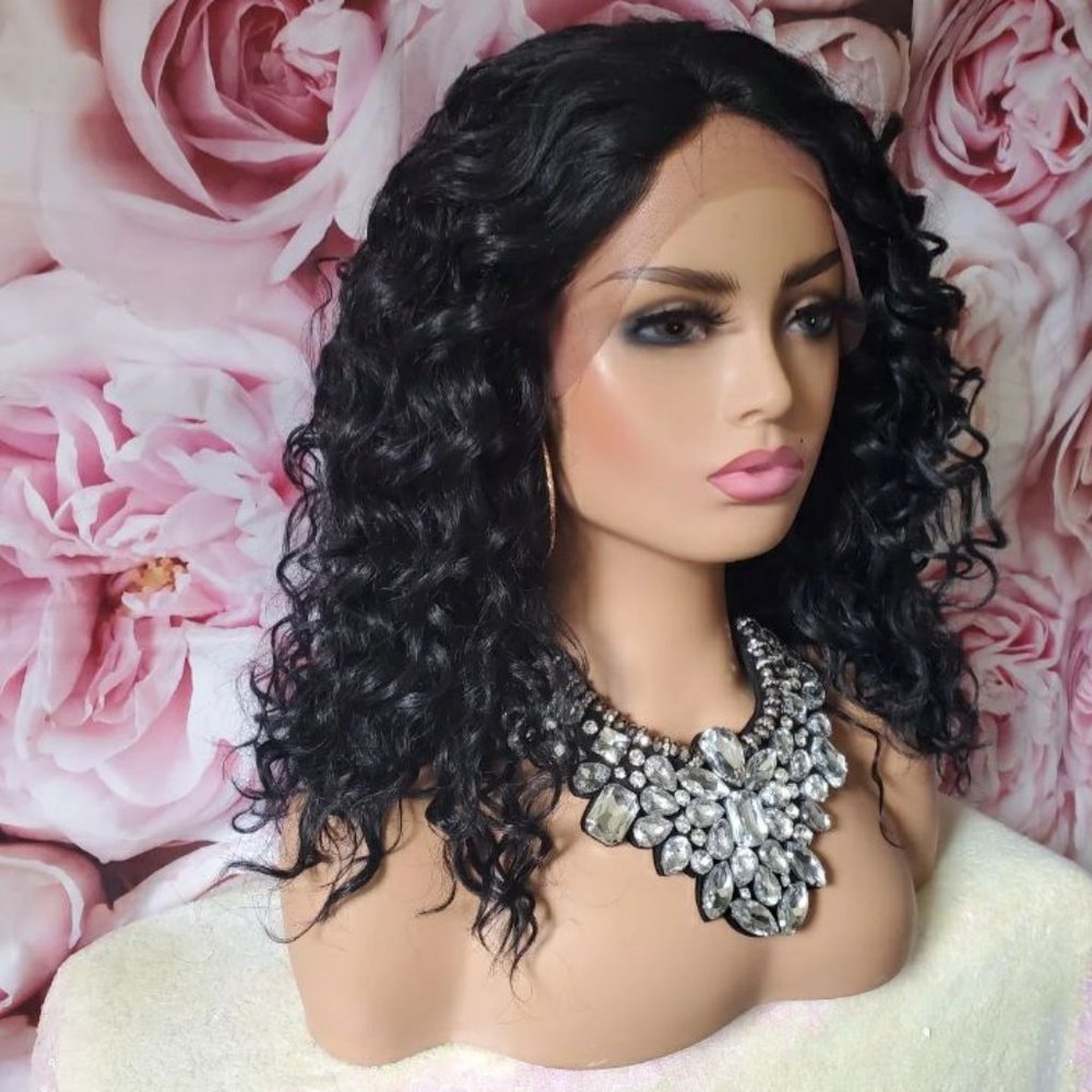 Brazillian human hair blend Lace Front W
